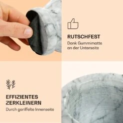 Mörser Mit Stößel 360 Ml Geriffelte Innenseite Rutschfest -Haushaltsgeräte Geschäft 10040839 de 0003 logo