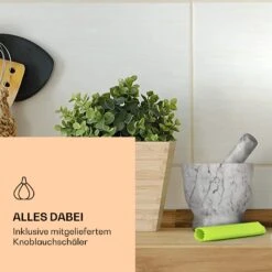 Mörser Mit Stößel 360 Ml Geriffelte Innenseite Rutschfest -Haushaltsgeräte Geschäft 10040839 de 0005 logo