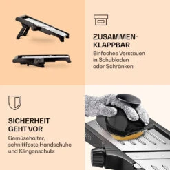 Mandoline Küchenhobel Edelstahl 1 Bis 9 Mm Julienne-Schneider -Haushaltsgeräte Geschäft 10040840 de 0004 logo