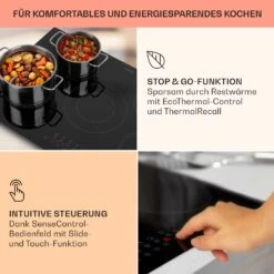 Virtuosa 5 Einbaukochfeld 5 Zonen 8200W Glaskeramik 13 Virtuosa 5 Einbaukochfeld 5 Zonen 8200W Glaskeramik -Haushaltsgeräte Geschäft 10041116 de 0004 usp