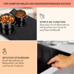 Virtuosa 5 Einbaukochfeld 5 Zonen 8500W Glaskeramik 13 Virtuosa 5 Einbaukochfeld 5 Zonen 8500W Glaskeramik -Haushaltsgeräte Geschäft 10041117 de 0004 usp