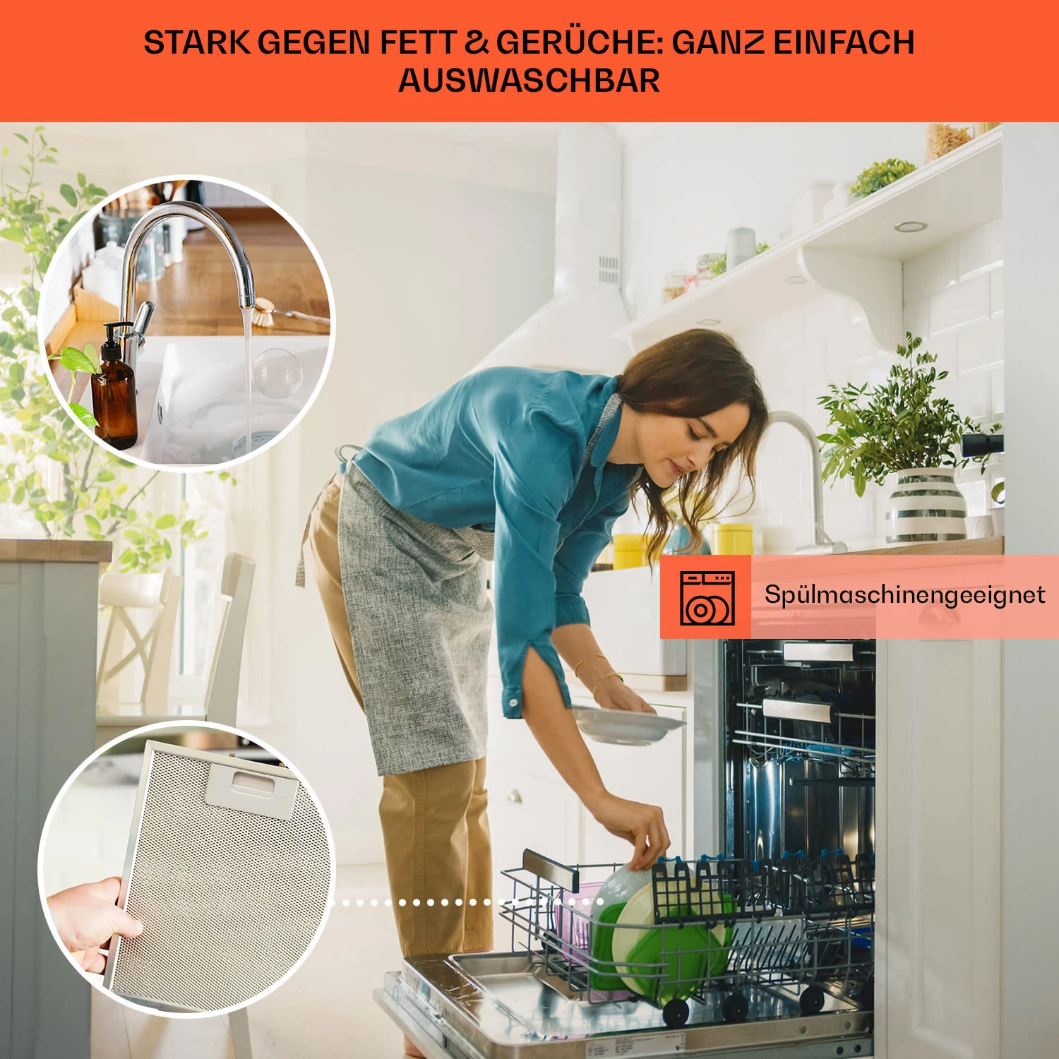 Alinea 60 Dunstabzugshaube 60cm Wandhaube WiFi A++ 500m³/h Touch 8 Alinea 60 Dunstabzugshaube 60cm Wandhaube WiFi A++ 500m³/h Touch – Bild 6