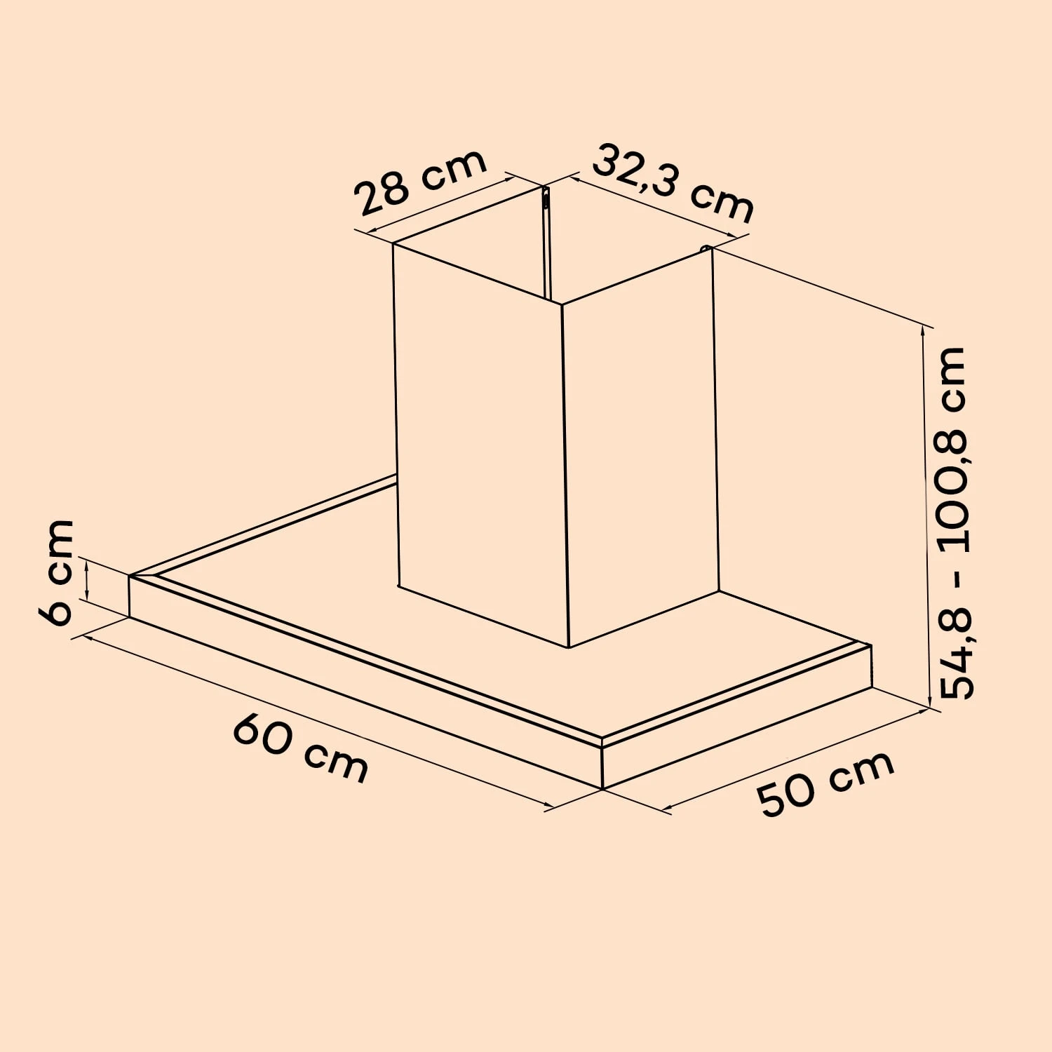 Alinea 60 Dunstabzugshaube 60cm Wandhaube WiFi A++ 500m³/h Touch 10 Alinea 60 Dunstabzugshaube 60cm Wandhaube WiFi A++ 500m³/h Touch – Bild 8
