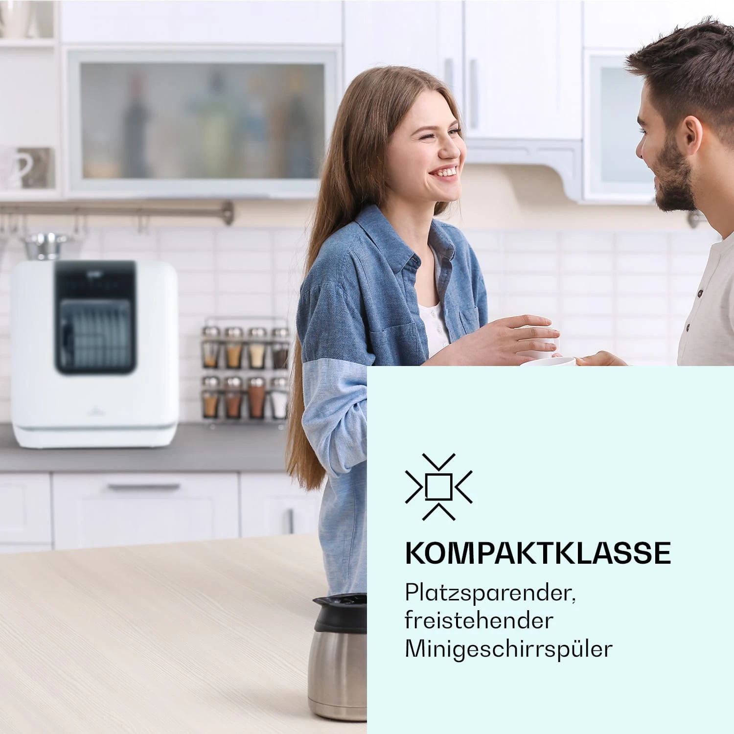 Melville 3 Geschirrspüler Freistehend Installationsfrei 3 Gedecke 4 Melville 3 Geschirrspüler Freistehend Installationsfrei 3 Gedecke – Bild 2