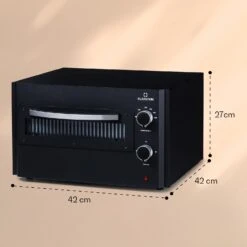 Arezzo Pizza-Ofen Herausnehmbarer Pizza-Stein Stahlgehäuse 1770 W 160 - 400 °C -Haushaltsgeräte Geschäft 10041186 yy 0006 dimensions