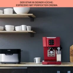 BellaVita Kaffeemaschine 3-in-1 1450 W 20 Bar Milchschäumer -Haushaltsgeräte Geschäft 10041240 de 0004 usp