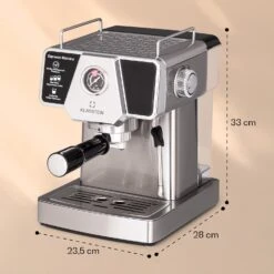 Libeica Espressomaschine 19 Bar Ca. 10 Tassen 1,8 Liter Milchschaum 17 Libeica Espressomaschine 19 Bar Ca. 10 Tassen 1,8 Liter Milchschaum -Haushaltsgeräte Geschäft 10041253 yy 0008 dimensions