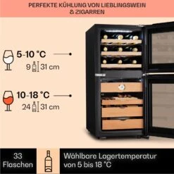 El Dorado 89 Humidor & Weinkühlschrank Touch 89L LED 14 El Dorado 89 Humidor & Weinkühlschrank Touch 89L LED -Haushaltsgeräte Geschäft 10041276 de 0004 logo