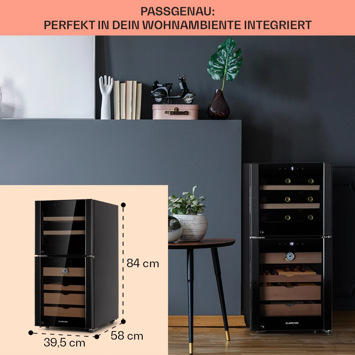 El Dorado 89 Humidor & Weinkühlschrank Touch 89L LED 8 El Dorado 89 Humidor & Weinkühlschrank Touch 89L LED – Bild 6