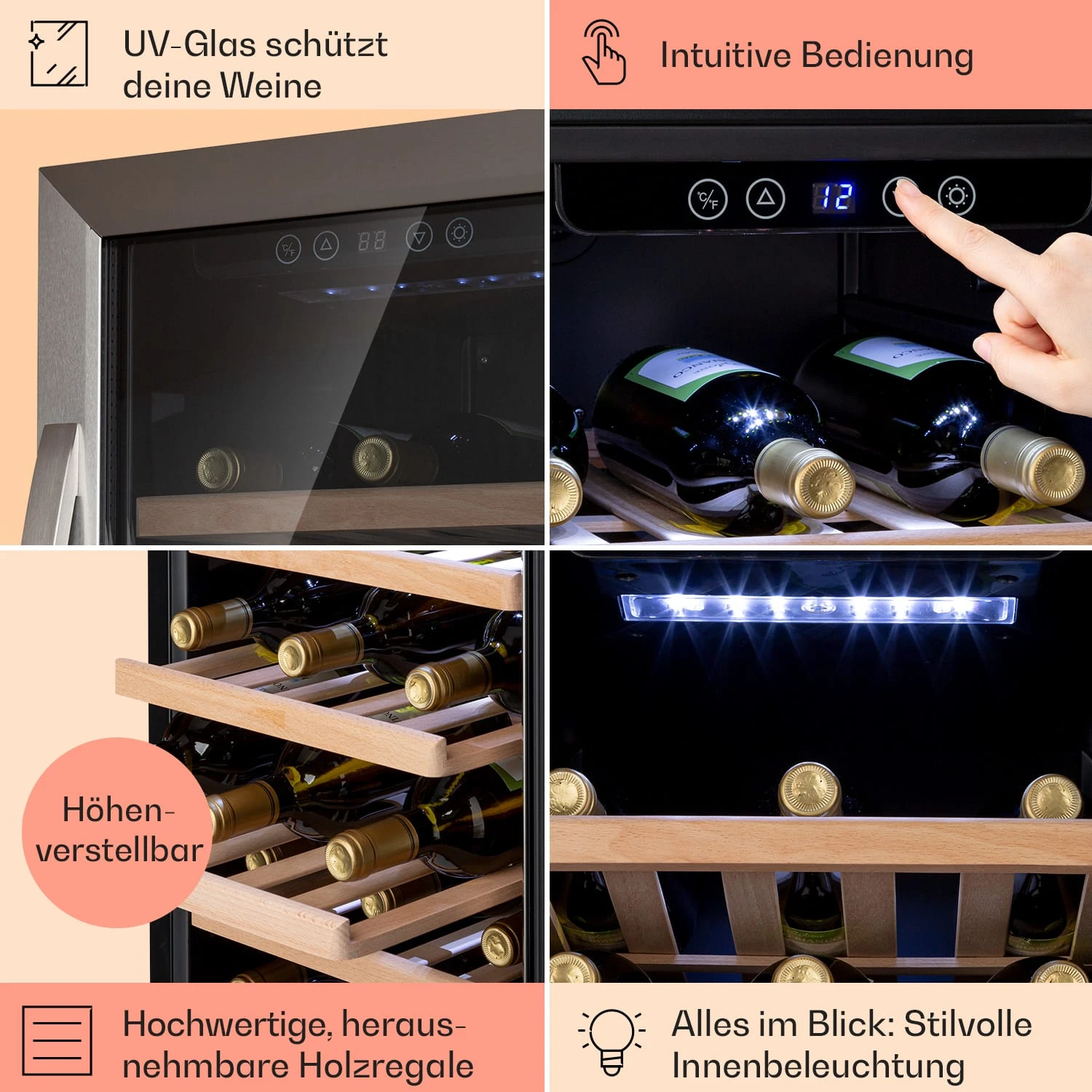 Vinamour 38 Uno Weinkühlschrank 7 Vinamour 38 Uno Weinkühlschrank – Bild 5