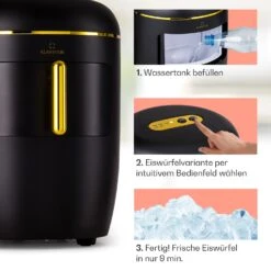 Passau Eiswürfelmaschine 2 Größen 15 Kg/24 H Auto-Clean -Haushaltsgeräte Geschäft 10041343 de 0004 logo