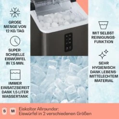 Albaron Supreme Eiswürfelmaschine Bullet 12kg/24h 1,5 Ltr Edelstahl -Haushaltsgeräte Geschäft 10041360 de 0002 logo