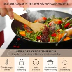 Magnichef 4 Einbaukochfeld Induktion 4 Zonen 7000W Glaskeramik -Haushaltsgeräte Geschäft 10041380 de 0005 usp