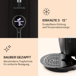 Passau Bierzapfanlage 6 L Universalfässer Druckluftpumpe 3 - 12 °C 65 W -Haushaltsgeräte Geschäft 10041520 de 0004 logo