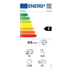 Havasia UV 8 Geschirrspüler UV-Licht Freistehend / Einbau 1620W -Haushaltsgeräte Geschäft 10041829 energy label