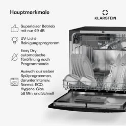 Havasia UV 8 Neo Tischgeschirrspüler UV-Licht Freistehend / Einbau 1380W -Haushaltsgeräte Geschäft 10041830 de 0002 usp