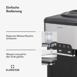 Aqueous Eiswürfelmaschine 3-in-1: Eiswürfel, Wasserspender: Heiß & Kalt 20 Kg/24h -Haushaltsgeräte Geschäft 10041845 de 0003 usp