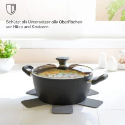 Noto Endurance Filz-Set 5 Stck. Sternförmig Sehr Weich Für Töpfe & Pfannen Ø38 Cm -Haushaltsgeräte Geschäft 10045021 de 0003 usp
