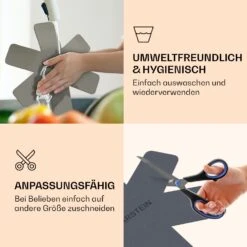 Noto Endurance Filz-Set 5 Stck. Sternförmig Sehr Weich Für Töpfe & Pfannen Ø38 Cm -Haushaltsgeräte Geschäft 10045021 de 0006 usp