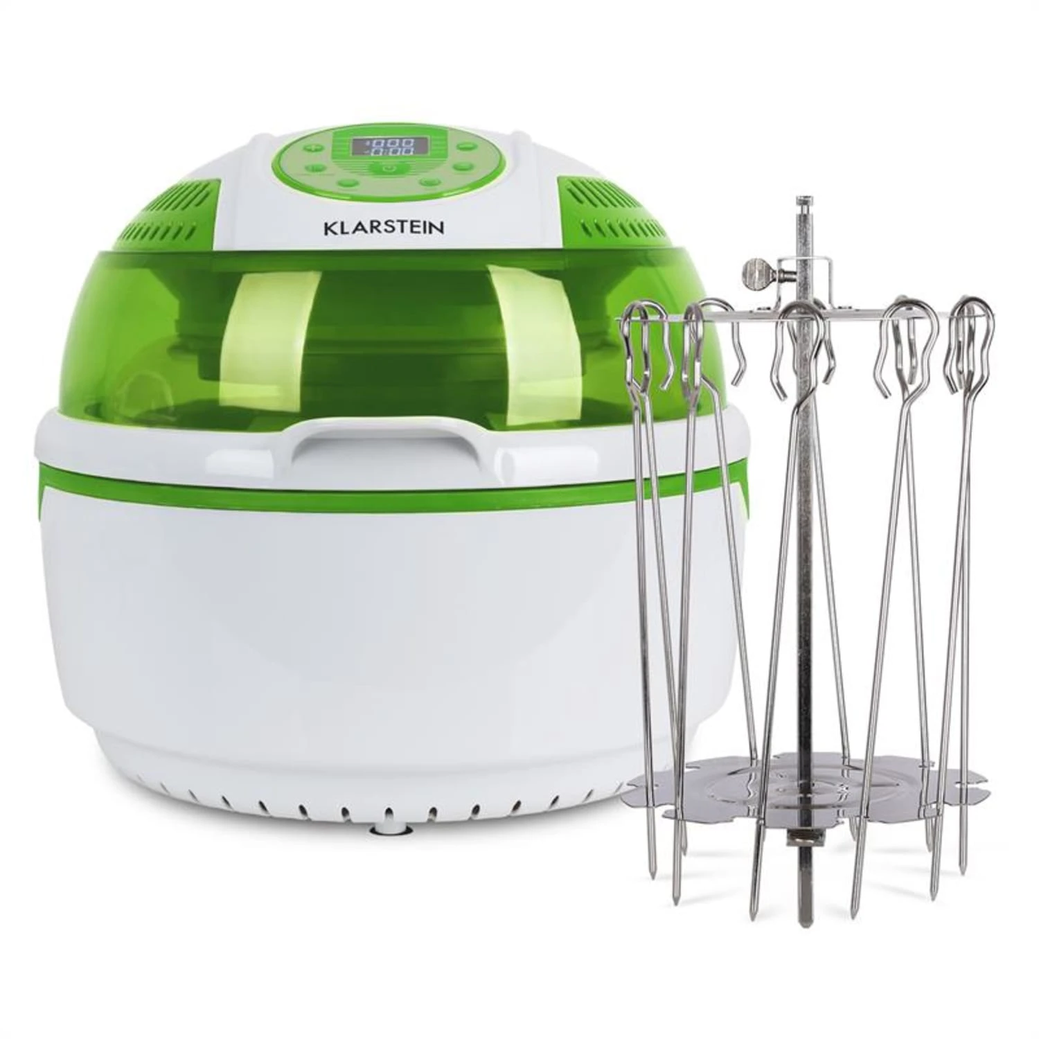 VitAir Grün Bundle Set | 1400W Heißluftfritteuse 9L | Drehspießrotator 3 VitAir Grün Bundle Set | 1400W Heißluftfritteuse 9L | Drehspießrotator