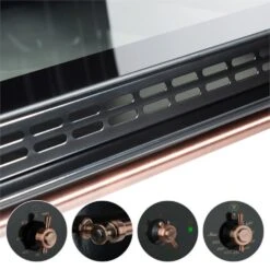 Vilhelmine Und Lumio Primo Set Backofen Dunstabzugshaube Schwarz -Haushaltsgeräte Geschäft 60001856 yy 0006 detail Klarstein Vilhelmine Backofen Einbau 55l