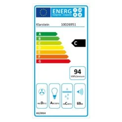Bon Vivant Noir Dunstabzugshaube Umluftset Aktivkohlefilter Schwarz -Haushaltsgeräte Geschäft 60002231 yy 0002 titel energy label neu 17 11 2016