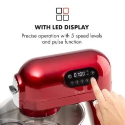 Curve Plus Küchenmaschinen-Set | 5l | 4-in-1 Fleischwolf | Rot 14 Curve Plus Küchenmaschinen-Set | 5l | 4-in-1 Fleischwolf | Rot -Haushaltsgeräte Geschäft 60002329 yy 0005 logo Klarstein Curve Plus Kuechenmaschinen Set rot