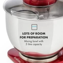 Curve Plus Küchenmaschinen-Set | 5l | 4-in-1 Fleischwolf | Rot 17 Curve Plus Küchenmaschinen-Set | 5l | 4-in-1 Fleischwolf | Rot -Haushaltsgeräte Geschäft 60002329 yy 0009 logo Klarstein Curve Plus Kuechenmaschinen Set rot