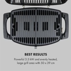 Parforce One 3,5kW 12000BTU 300°C SNJS Gasschlauch Grau 13 Parforce One 3,5kW 12000BTU 300°C SNJS Gasschlauch Grau -Haushaltsgeräte Geschäft 60002428 yy 0003 logo Klarstein Parforce One Gasgrill 12000BTU grau