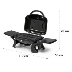 Parforce One 3,5kW 12000BTU 300°C SNJS Gasschlauch Grau 19 Parforce One 3,5kW 12000BTU 300°C SNJS Gasschlauch Grau -Haushaltsgeräte Geschäft 60002428 yy 0010 logo Klarstein Parforce One Gasgrill 12000BTU grau
