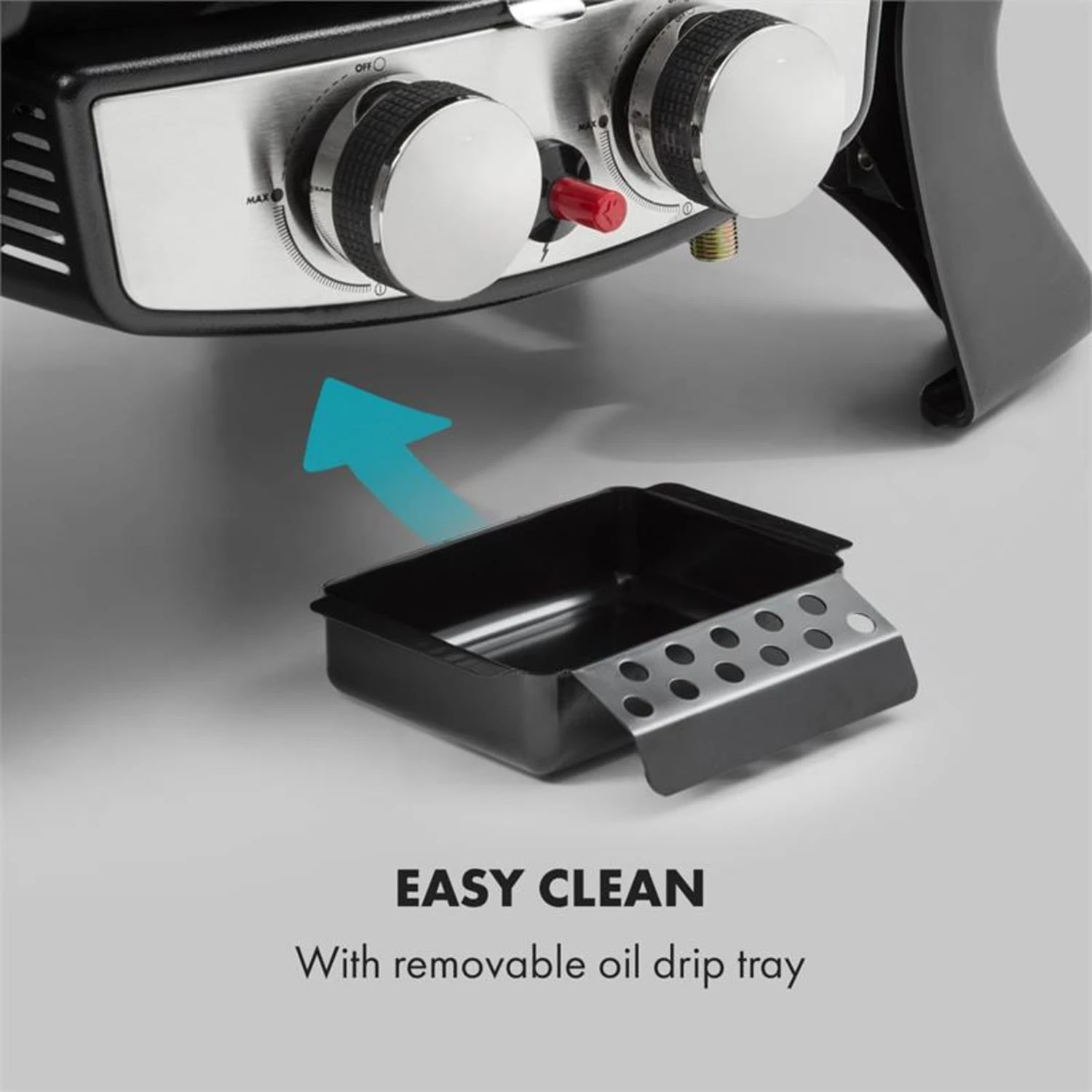 Parforce Duo Gasgrill 2 Brenner 4,4kW 15000BTU 300°C Gasschlauch Grau 10 Parforce Duo Gasgrill 2 Brenner 4,4kW 15000BTU 300°C Gasschlauch Grau – Bild 9