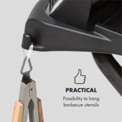 Parforce Duo Gasgrill 2 Brenner 4,4kW 15000BTU Gasschlauch Schwarz -Haushaltsgeräte Geschäft 60002433 yy 0012 logo Klarstein Parforce Stand Grilltisch Zubehoer