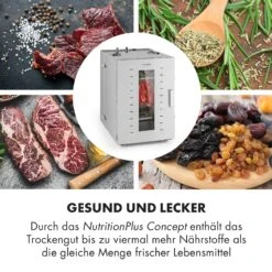 Master Jerky 16 Dörrautomat + Fleischhaken Set 1500W 40-90 °C 15h-Timer Edelstahl Silber 15 Master Jerky 16 Dörrautomat + Fleischhaken Set 1500W 40-90 °C 15h-Timer Edelstahl Silber -Haushaltsgeräte Geschäft 60002668 de 0005 logo